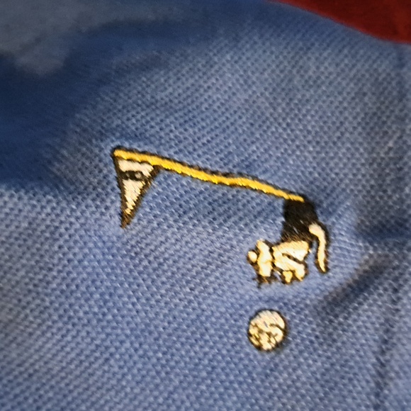 Men's size large polo crazy shirt - Picture 4 of 4